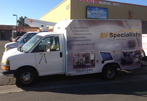 AV Specialists Van Wrap Tucson