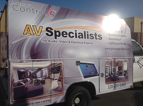 AV Specialists Van Wrap Tucson