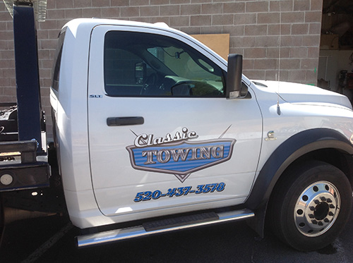 Classic towing vehicle graphics tucson