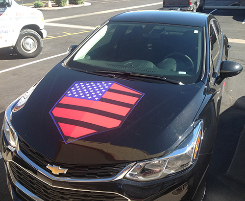 Veteran Protection Decals Install Tucson Vehicle Wraps