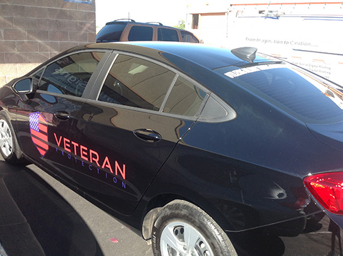 Veteran Protection Decals Install Tucson Vehicle Wraps
