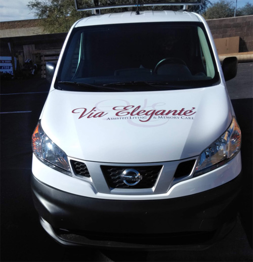 Via Elegante Van Wrap Tucson Vehicle Wraps