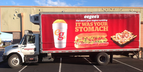 Eegee's Box Truck Wrap