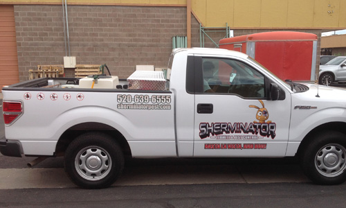 Sherminator Truck Decals Tucson