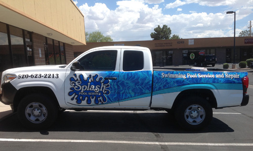 Splash Pools Truck Wrap Tucson