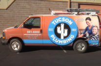 Tucson Plumbing Van Wrap