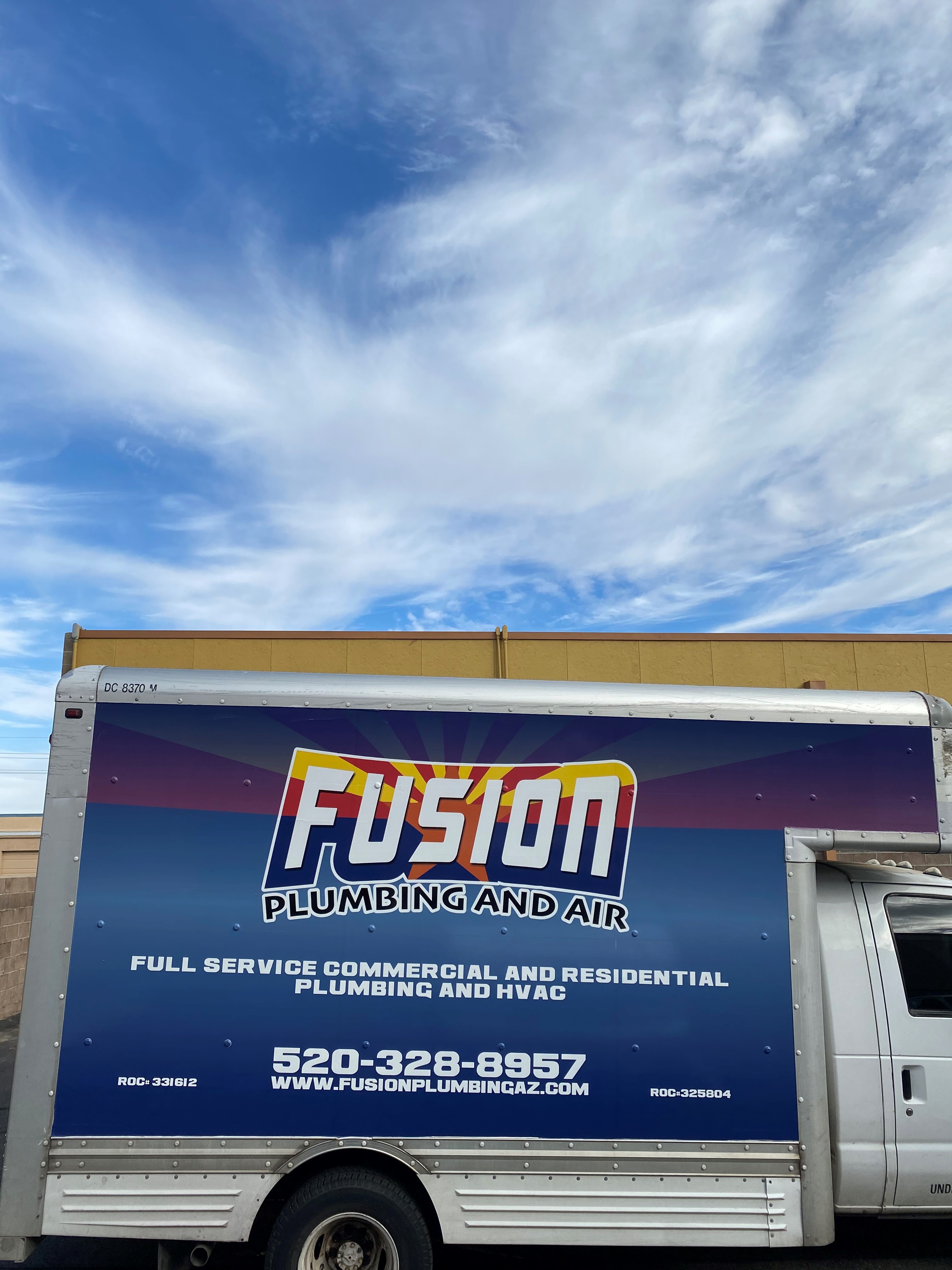 Fusion Plumbing Box Van Install